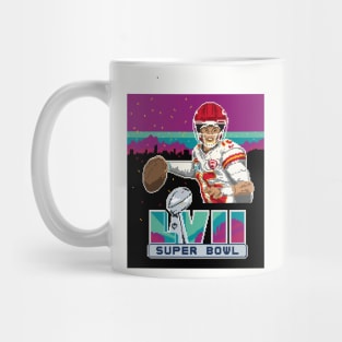 Patrick Mahomes Super Bowl LVII Pixel Mug